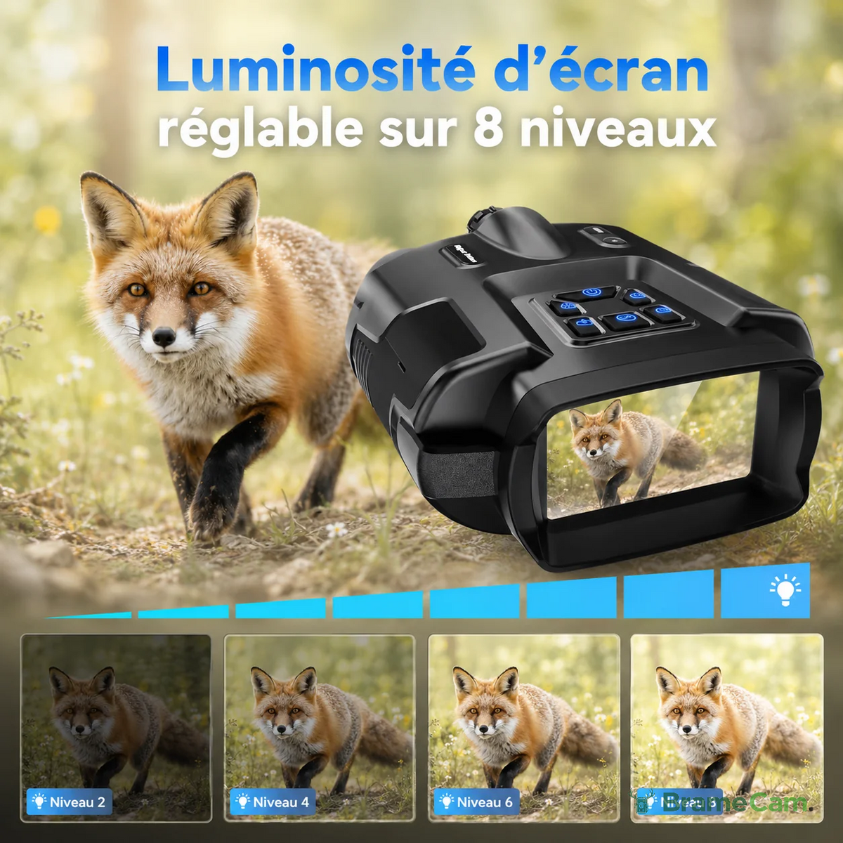 Nachtsicht-Fernglas 4K – 12 Stunden Laufzeit, 5000 mAh