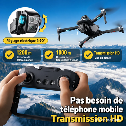 GPS Drohne WLAN FPV – 5,6-Zoll-Display & 3 Akkus