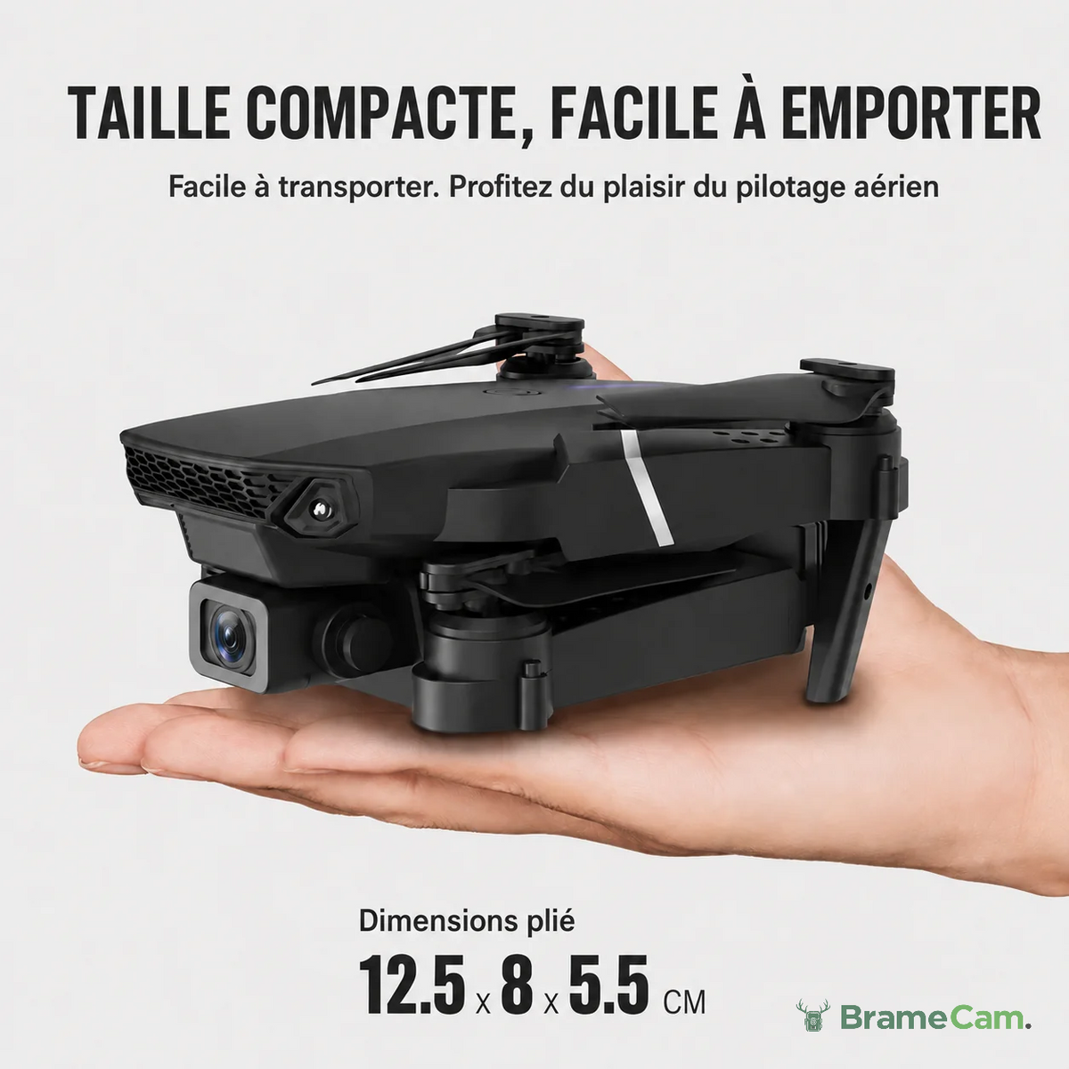 Faltbare Drohne 1080p WLAN – ideal für Einsteiger