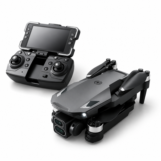 Faltbare Drohne WLAN FPV – integriertes Display & 3 Akkus – Nachtrevier