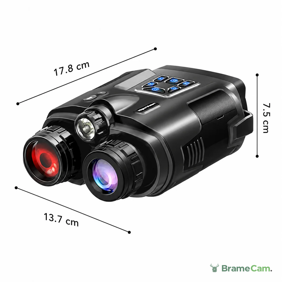 Nachtsicht-Fernglas 4K – 12 Stunden Laufzeit, 5000 mAh