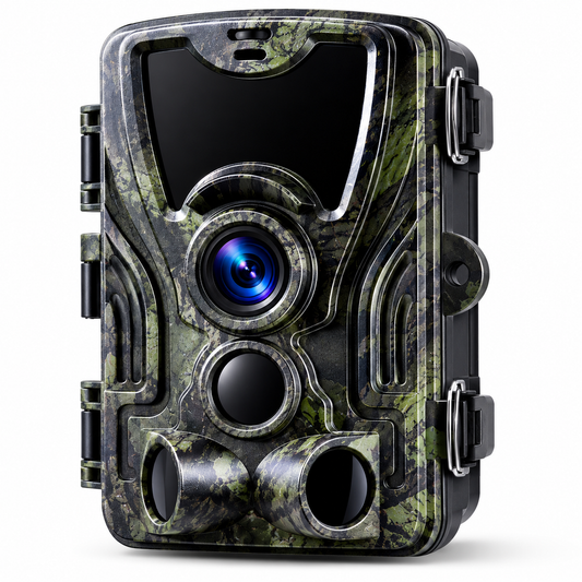 Wildkamera 20 MP mit LCD-Display – Infrarot-Nachtsicht 36 LED, Zeitstempel – Nachtrevier