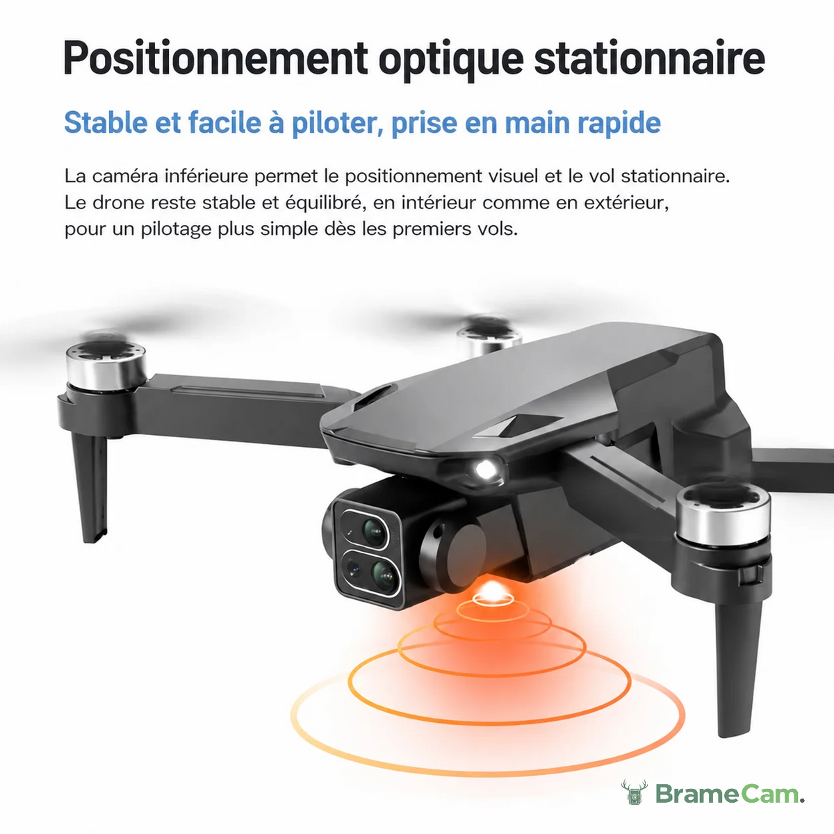 Faltbare Drohne WLAN FPV – integriertes Display & 3 Akkus