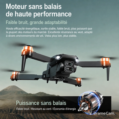 Faltbare Drohne WLAN FPV – integriertes Display & 3 Akkus