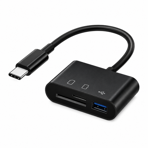 USB-C Kartenleser für SD, MicroSD & USB-Sticks – Nachtrevier