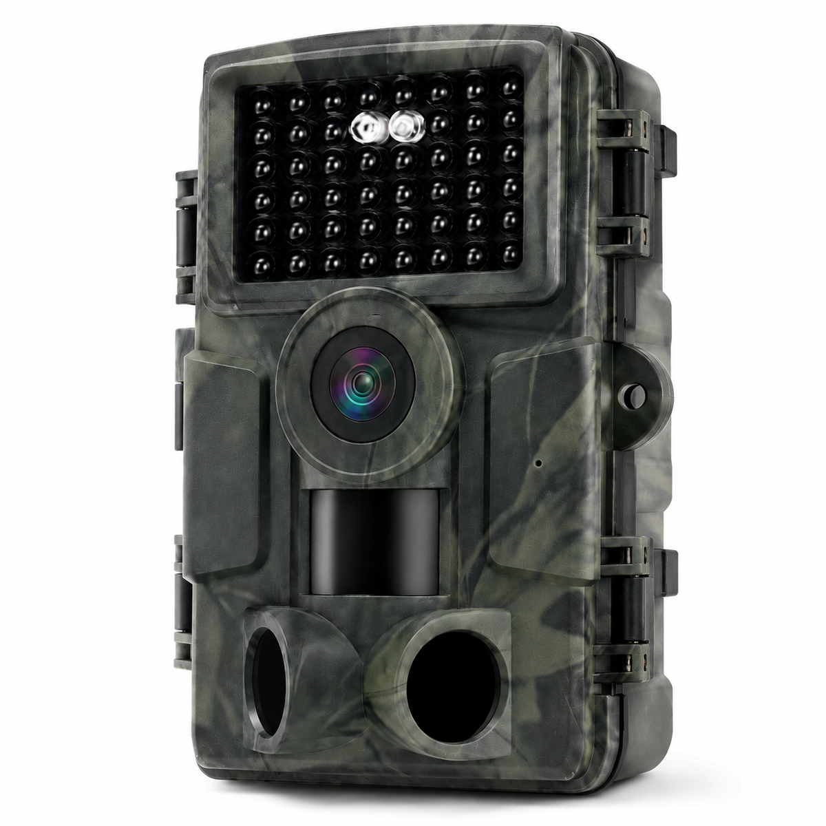 WLAN Wildkamera 32 MP Full HD – Bilder aufs Smartphone vor Ort, Nachtsicht 46 LED – Nachtrevier